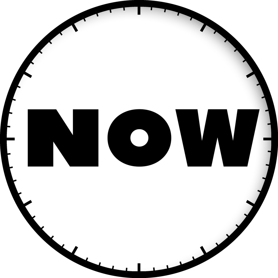 Now Clocks logo